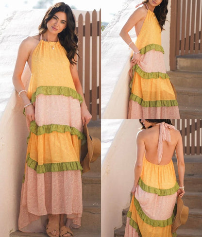 Maxivestido amarillo